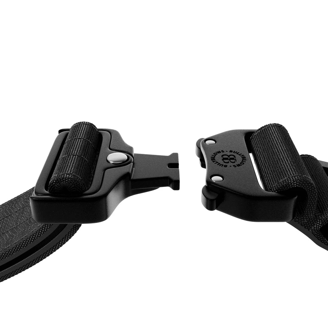 BullyBillows 5 cm Lighter Combat® Collar, BLACK X BLACK – Panta kahvalla ja turvalukolla