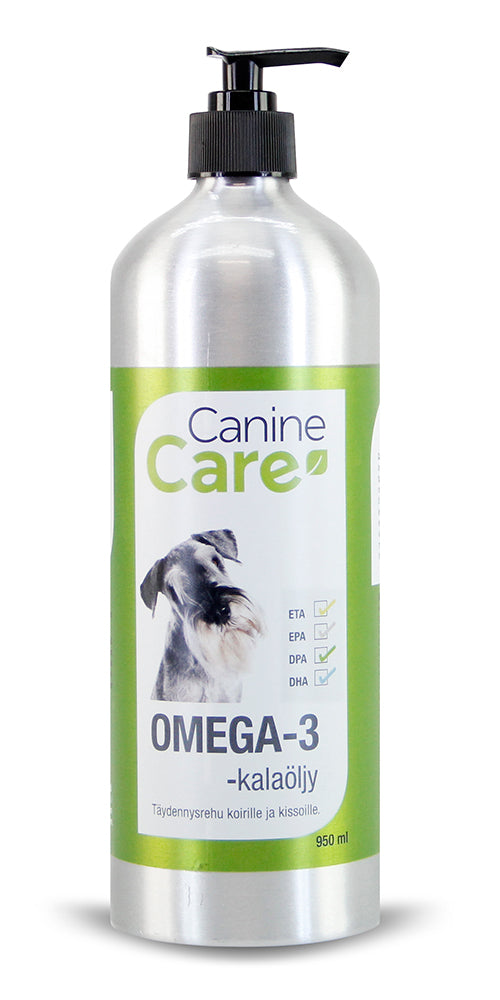 CanineCare Ravintoöljy Omega 3 Kalaöljy