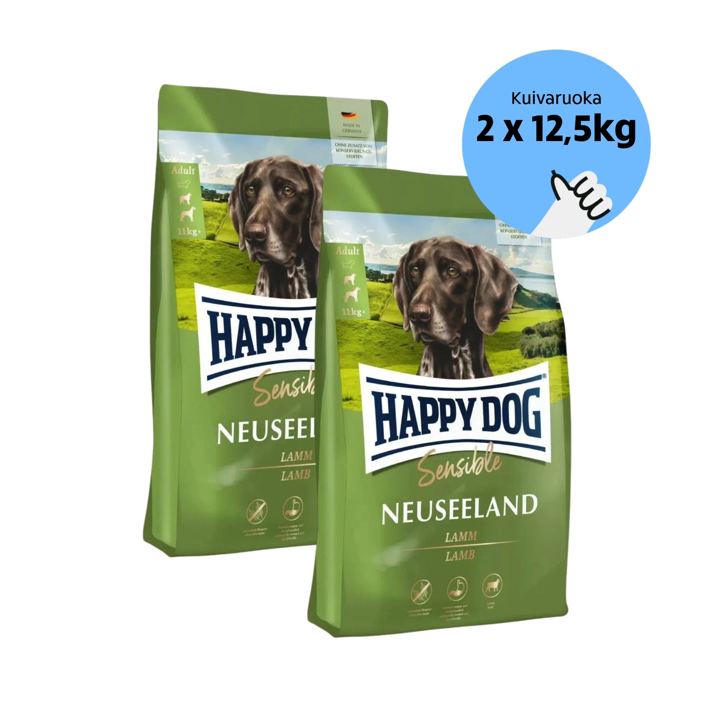 Happy Dog Sensible Neuseeland - Tassuväen Megapaketti