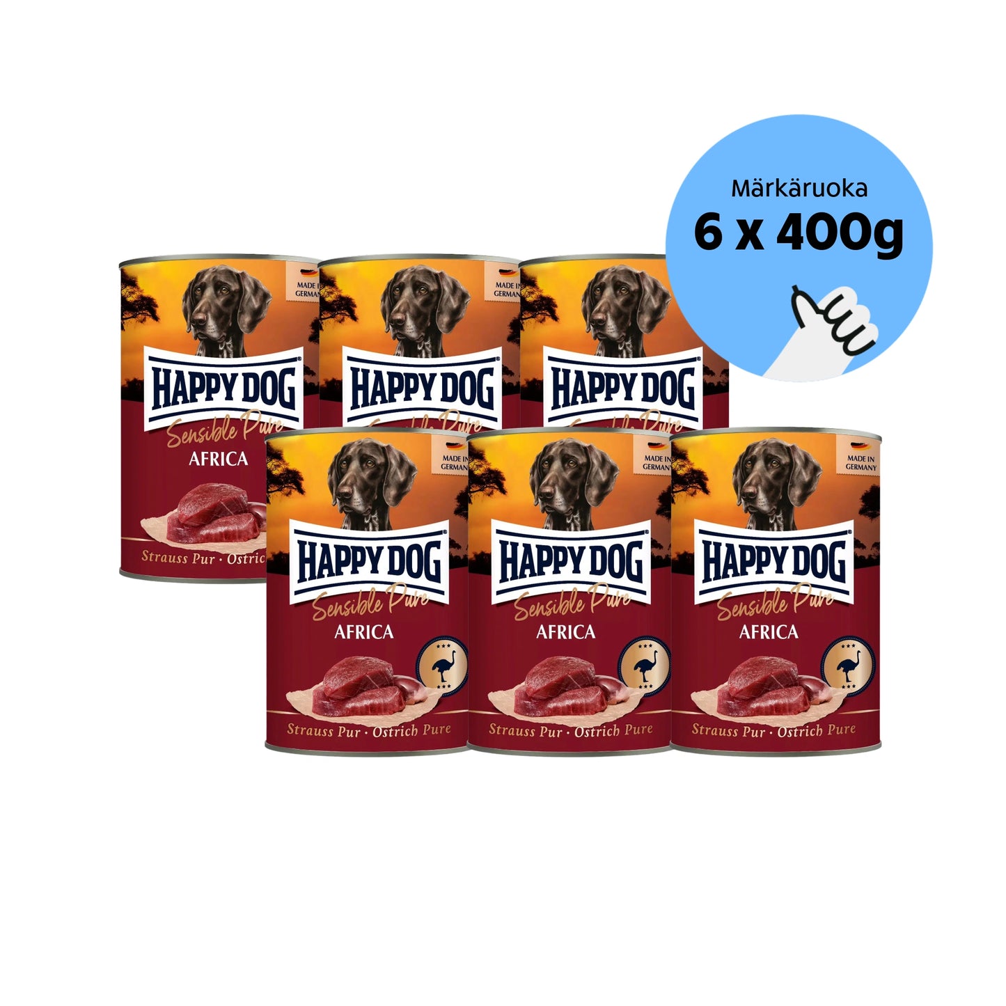 Happy Dog Sensible Africa - Tassukaverin Arkipaketti