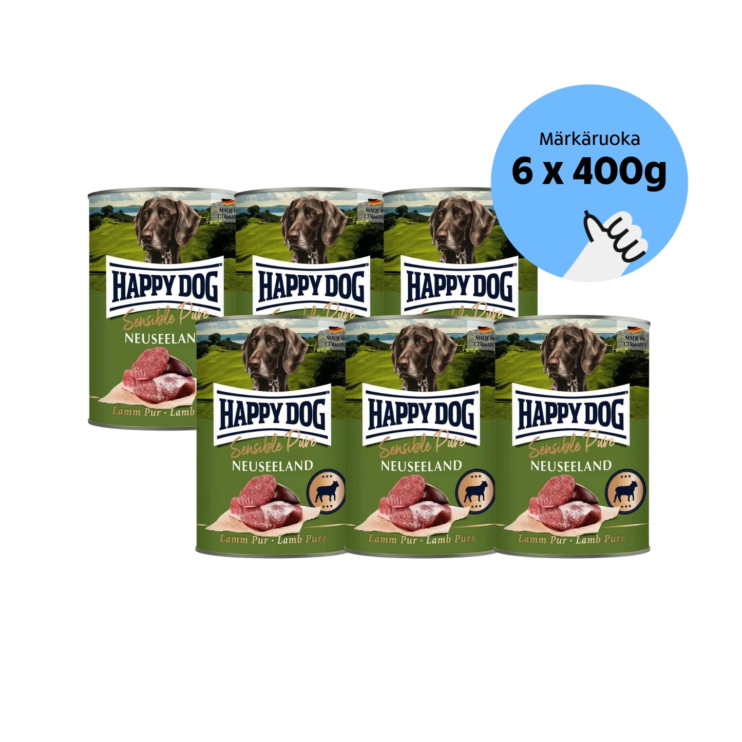 Happy Dog Sensible Neuseeland - Tassukaverin Arkipaketti