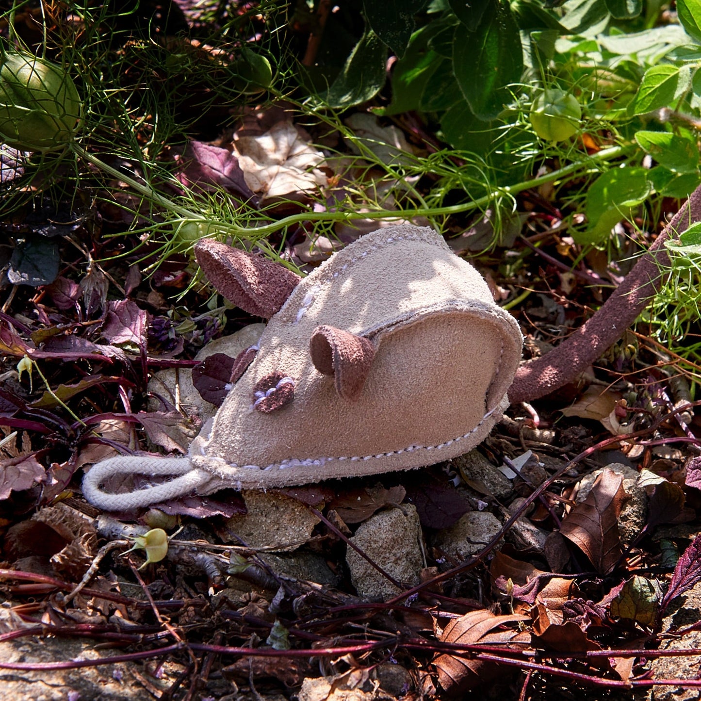 Green & Wilds Mike the Mouse, Eco Dog Toy