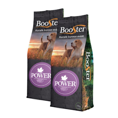 Tuplasäkkitarjous Booster Power 2x15kg