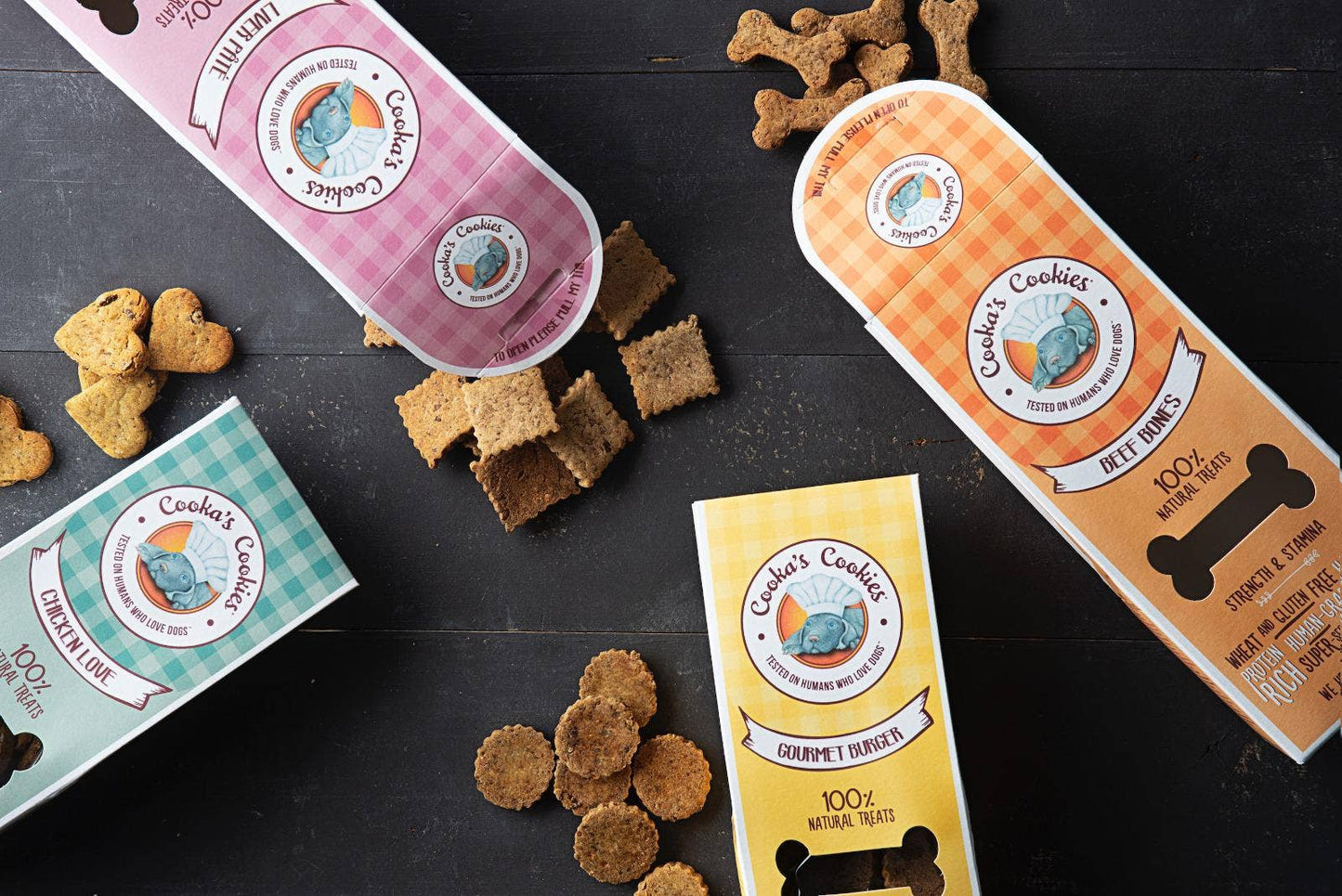 Cooka's Cookies Chicken Love - Kanakeksit 100g