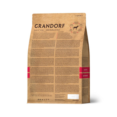 GRANDORF Adult Medium & Maxi, Lammas ja Kalkkuna