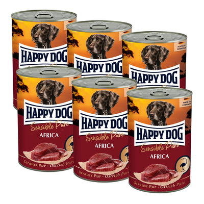 Happy Dog Sensible Pur Africa - Strutsi 400g