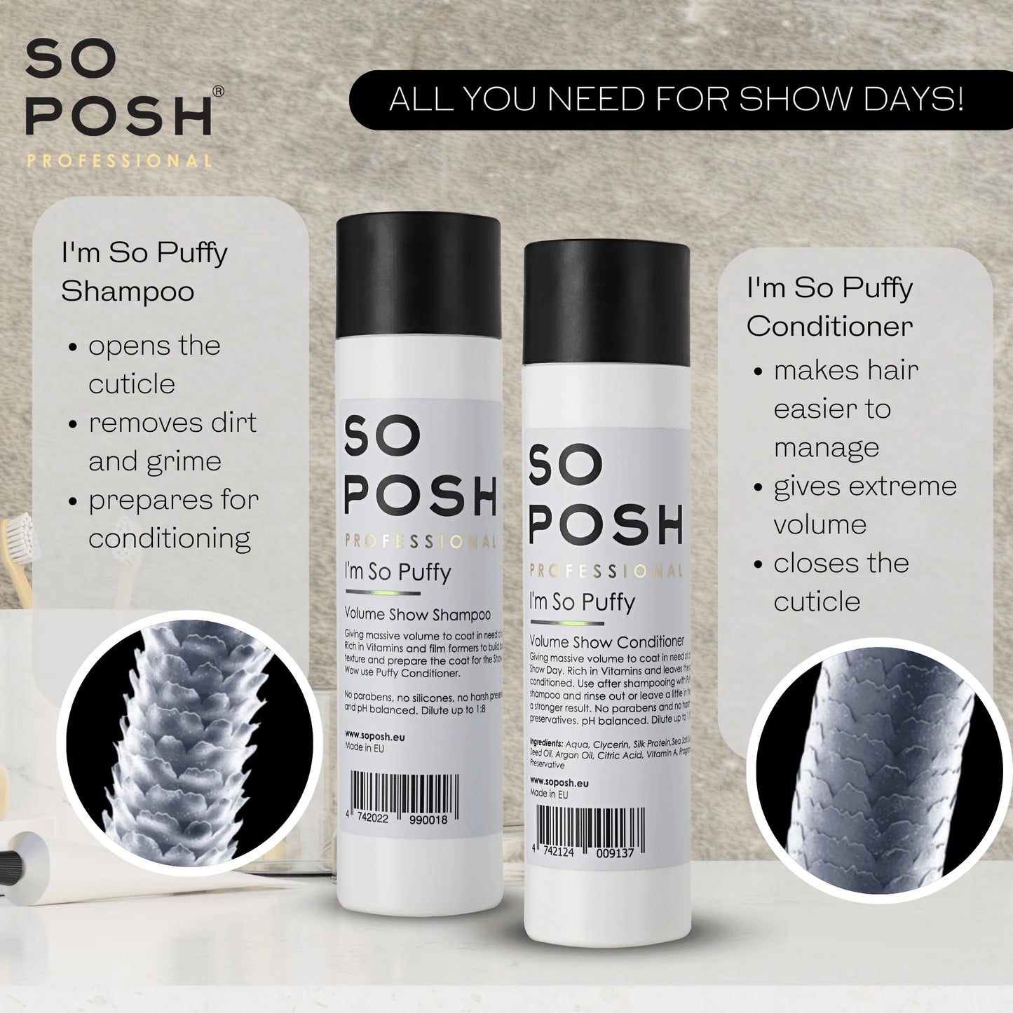 So Posh I'm So Puffy Shampoo - Eri kokoja