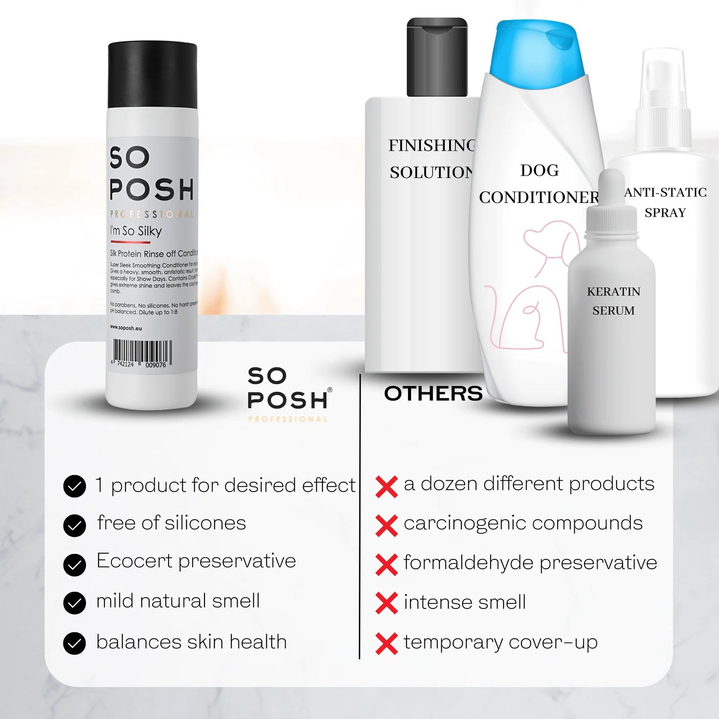 So Posh I'm So Silky Rinse-off Conditioner - Eri kokoja