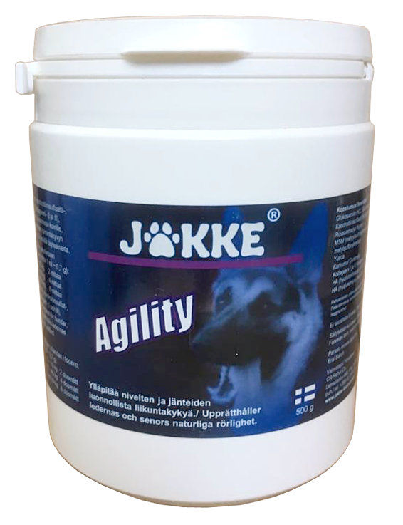 Jakke Agility - Eri kokoja