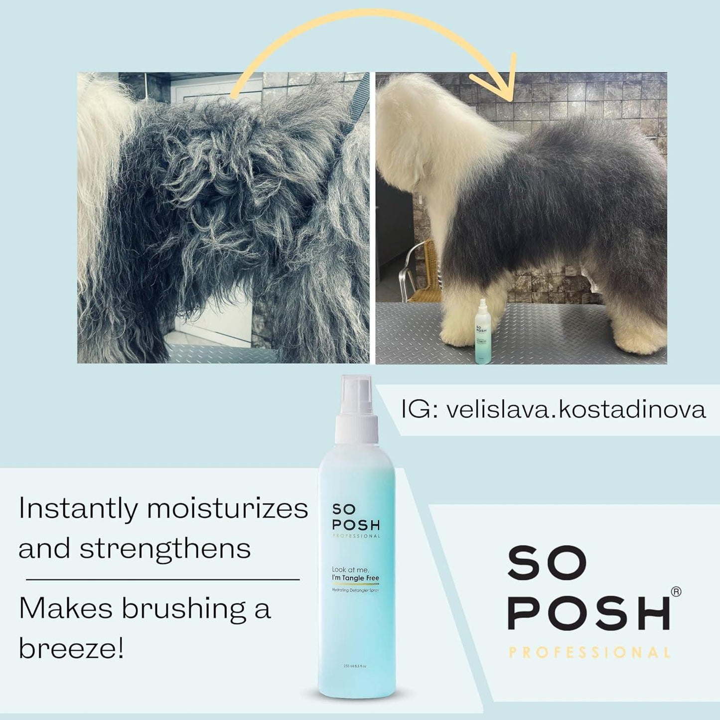 So Posh Look at Me, I'm Tangle Free Detangler Spray 250 ml