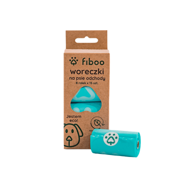 Fiboo ECO Koiran Kompostoituvat Kakkapussit 8-pack