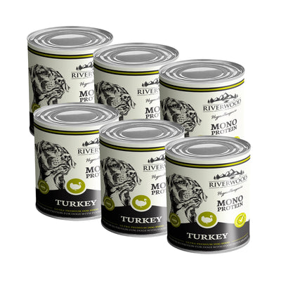 Riverwood Mono Protein Märkäruoka, Kalkkuna 400g