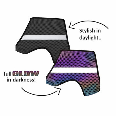 FINNERO GLOW Heijastinliivi Koiralle - Monivärinen
