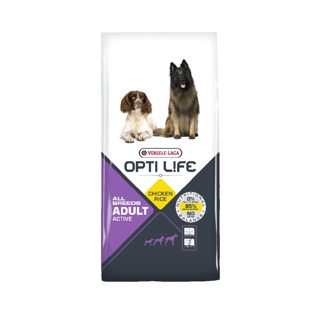 12,5 kg Opti Life Adult Active All Breeds