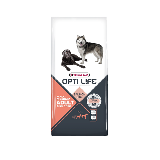 12,5 kg Opti Life Adult Skin Care Medium &Maxi