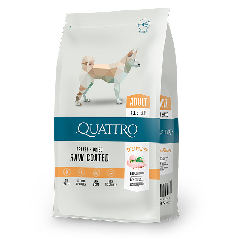 Quattro Dog Adult Poultry All Breed - Eri kokoja