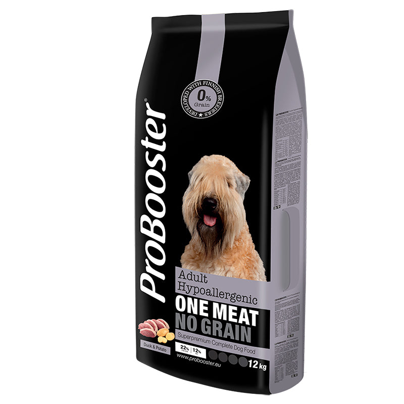 Tuplasäkkitarjous 2x12kg ProBooster Adult Hypoallergenic