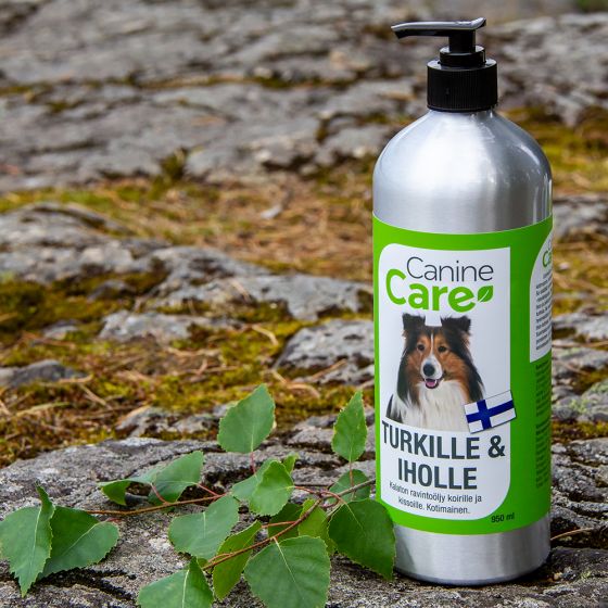 CanineCare Ravintoöljy - Turkille & Iholle