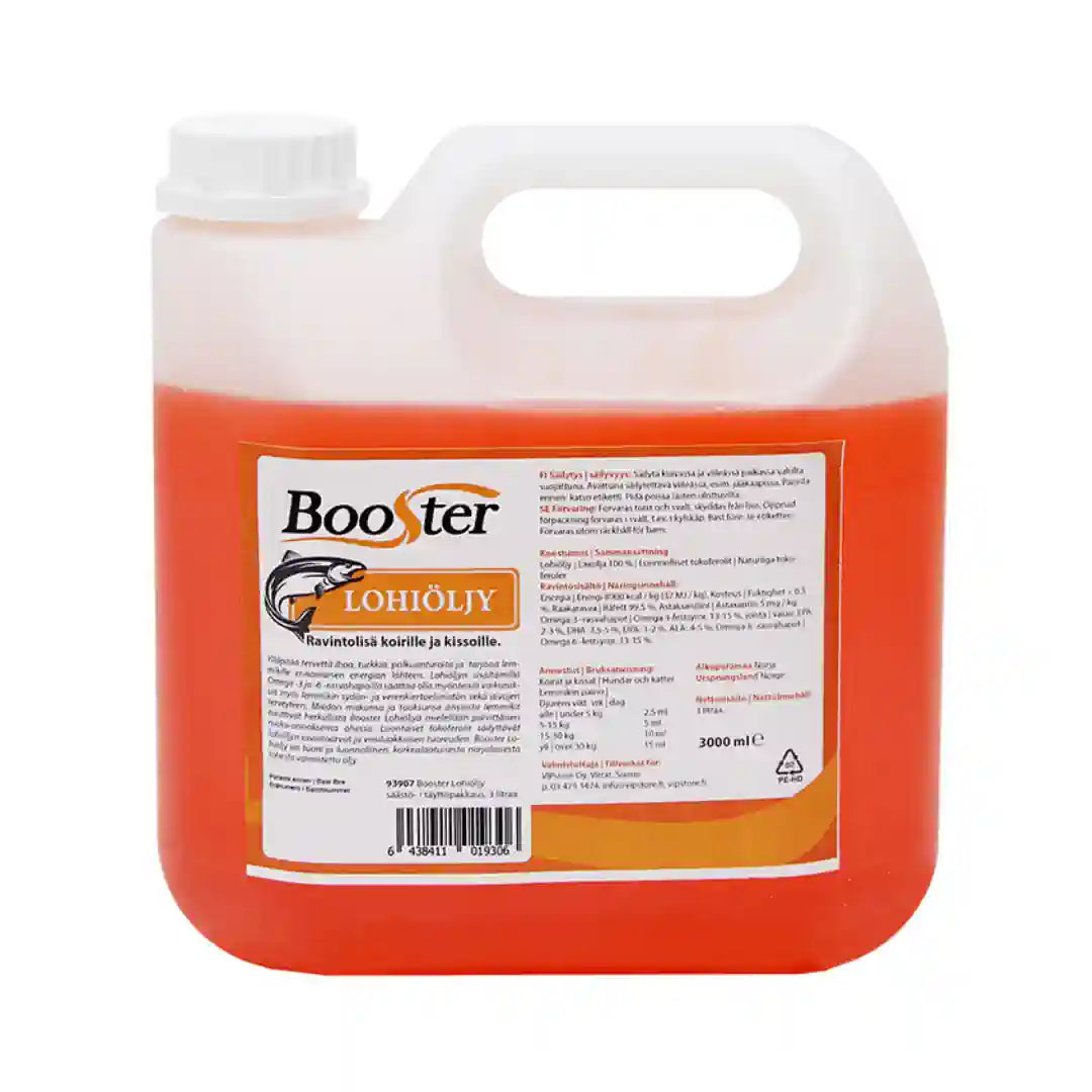 Booster Lohiöljy Säästöpakkaus 3L