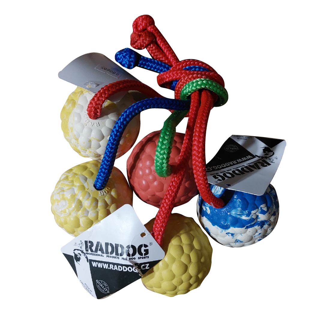 Kumipallo Raddog 7cm lenkillä
