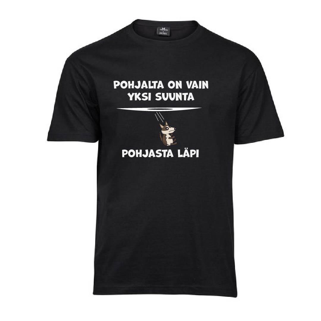 T-Paita - Pohjalta on vain yksi suunta 1015