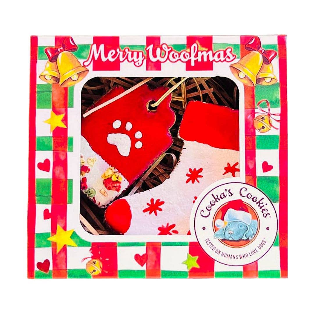 Cooka's Cookies Syötävät Joulukoristekeksit - Christmas Gift Box