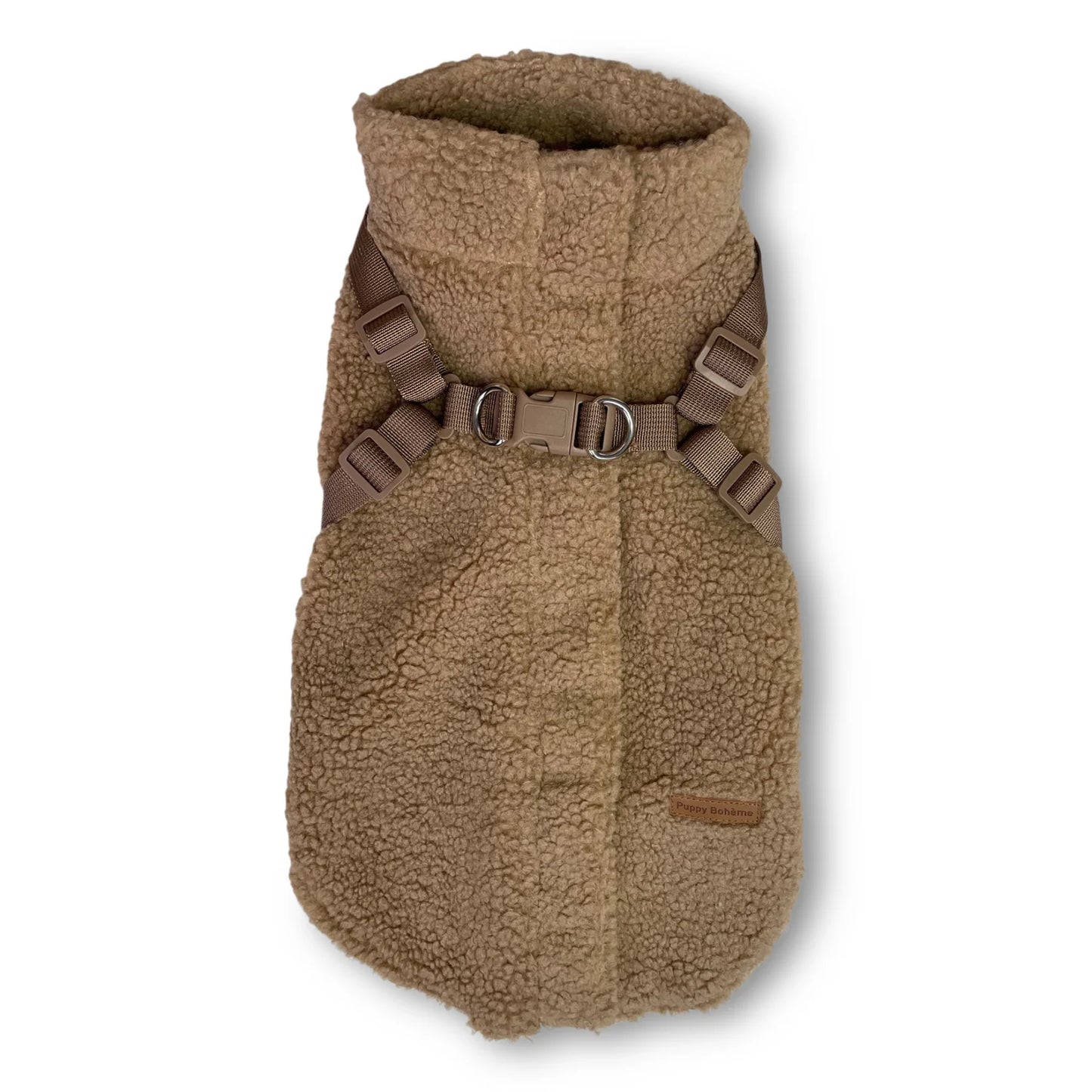 Puppy Bohéme Teddy Talvitakki Valjailla - Beige