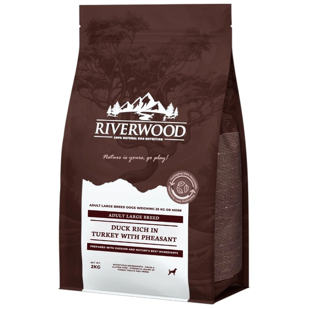 Riverwood Adult Large Ankka, Kalkkuna & Fasaani