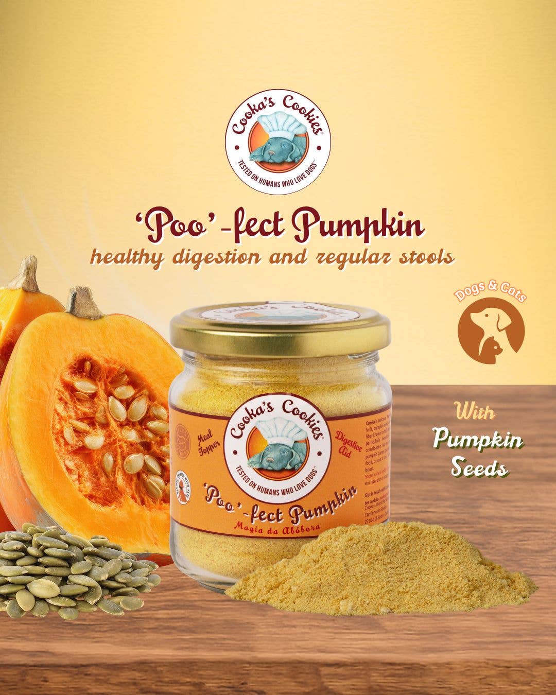 Cooka's Cookies Poo-Fect Pumpkin - Kurpitsajauhe 85g