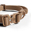 BullyBillows 2,5 cm Lighter Combat® Collar, TAN X TAN – Panta kahvalla ja turvalukolla