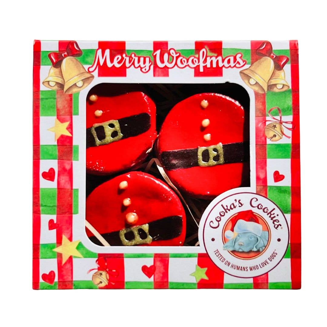 Cooka's Cookies Santa's Belly Macaronit - Christmas Gift Box