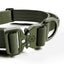 BullyBillows 4 cm Lighter Combat® Collar, KHAKI X KHAKI – Panta kahvalla ja turvalukolla