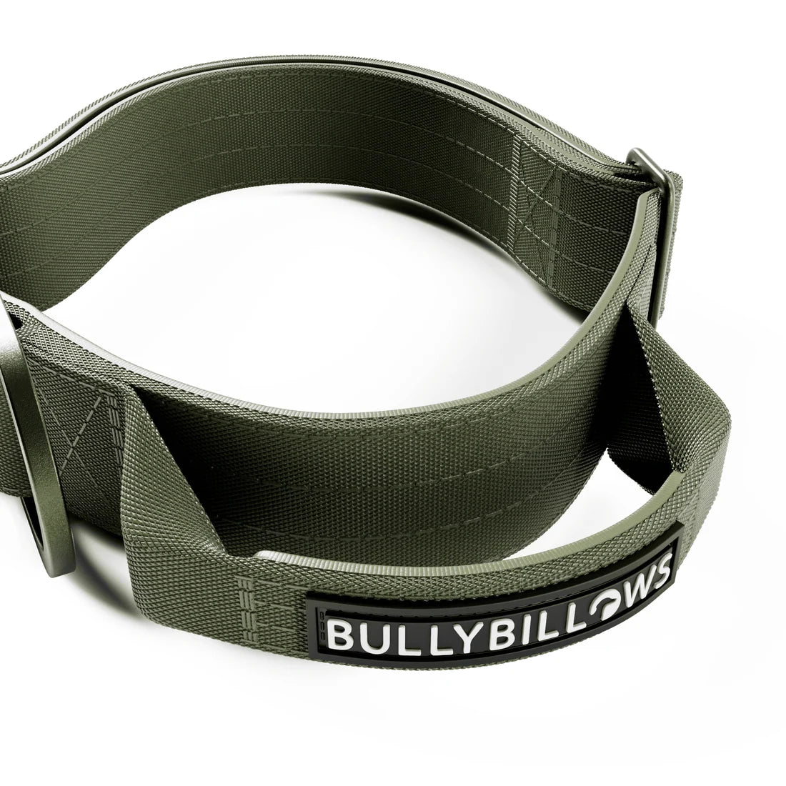 BullyBillows 4 cm Lighter Combat® Collar, KHAKI X KHAKI – Panta kahvalla ja turvalukolla