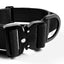BullyBillows 5 cm Lighter Combat® Collar, BLACK X BLACK – Panta kahvalla ja turvalukolla