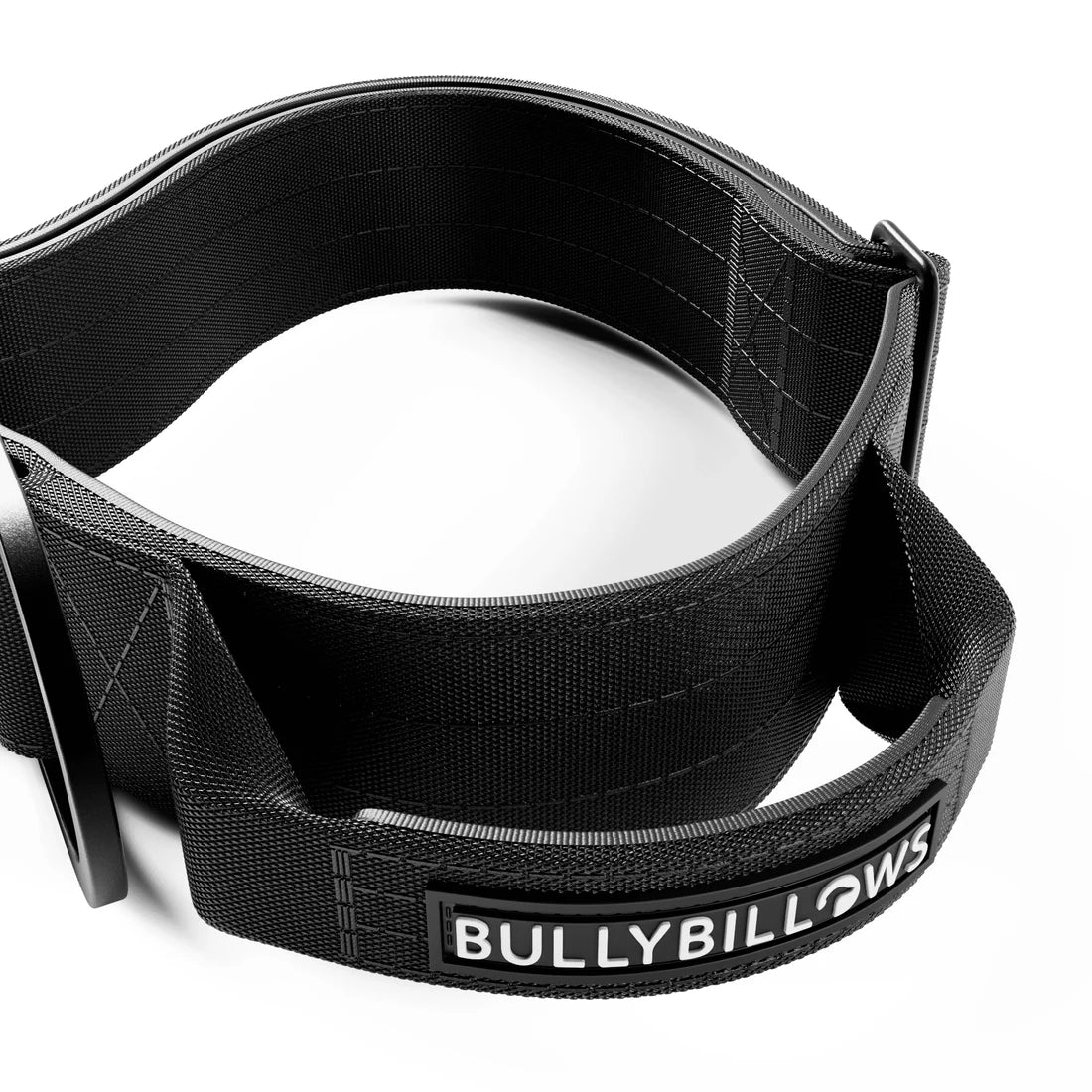 BullyBillows 5 cm Lighter Combat® Collar, BLACK X BLACK – Panta kahvalla ja turvalukolla