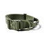 BullyBillows 5 cm Lighter Combat® Collar, KHAKI X KHAKI – Panta kahvalla ja turvalukolla