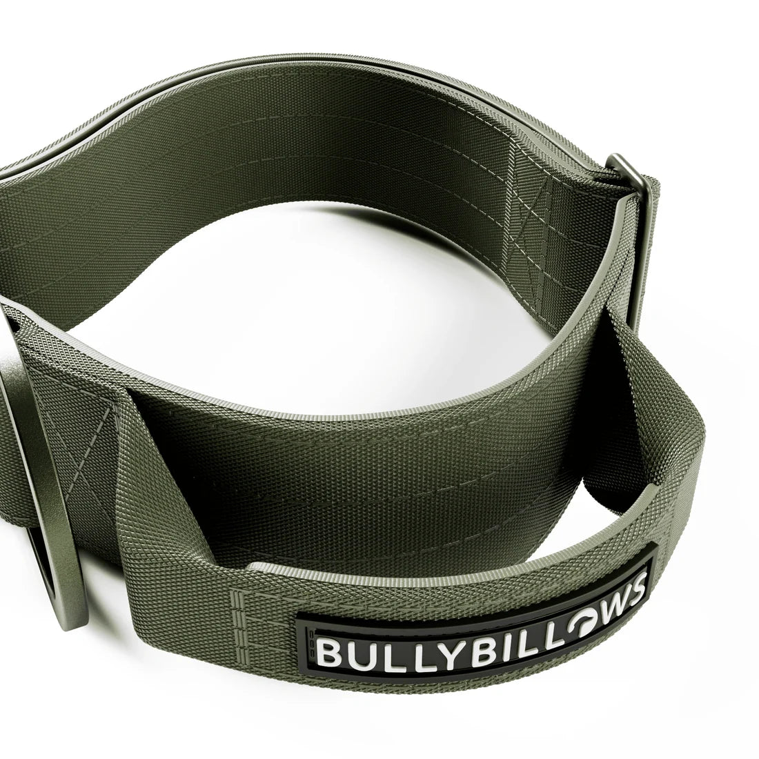 BullyBillows 5 cm Lighter Combat® Collar, KHAKI X KHAKI – Panta kahvalla ja turvalukolla