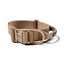 BullyBillows 5 cm Lighter Combat® Collar, TAN X TAN – Panta kahvalla ja turvalukolla