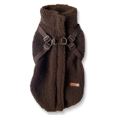 Puppy Bohéme Teddy Talvitakki Valjailla - Espresso