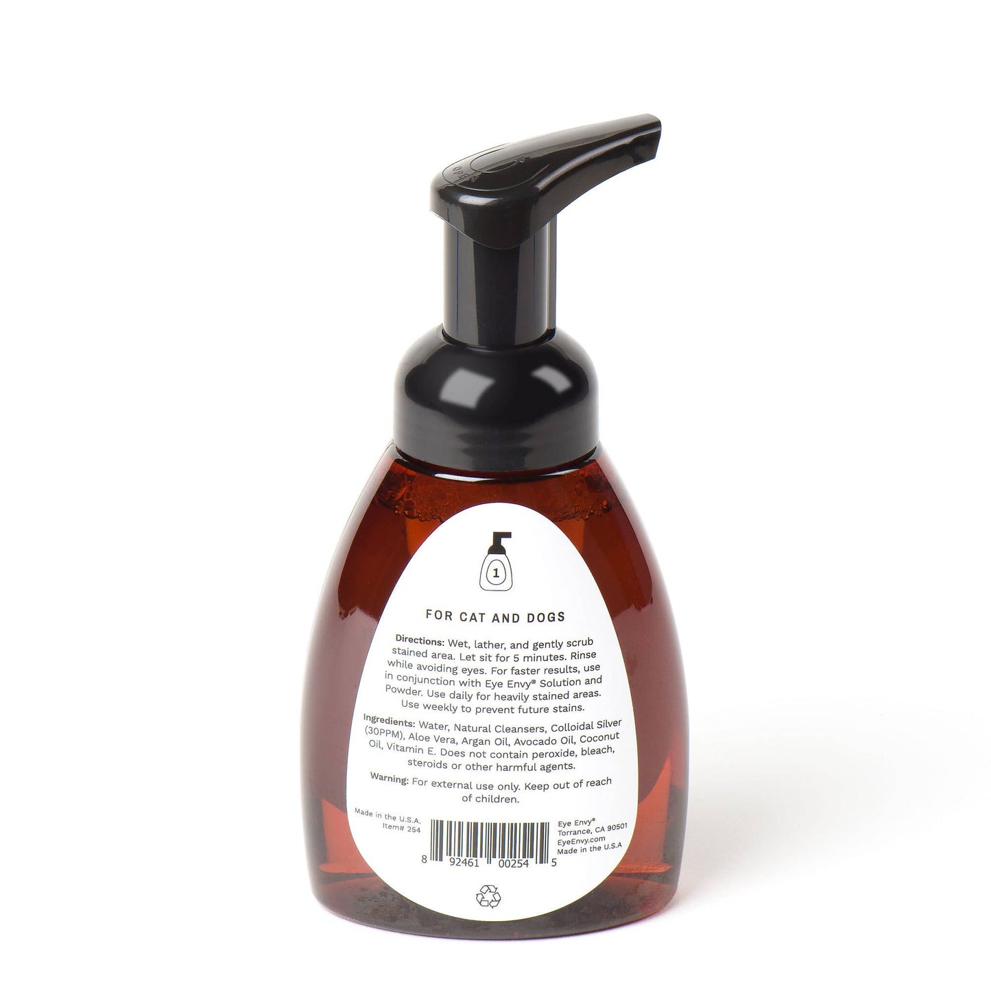 Eye Envy Tear Stain Facial Cleanser for Dogs and Cats 250ml