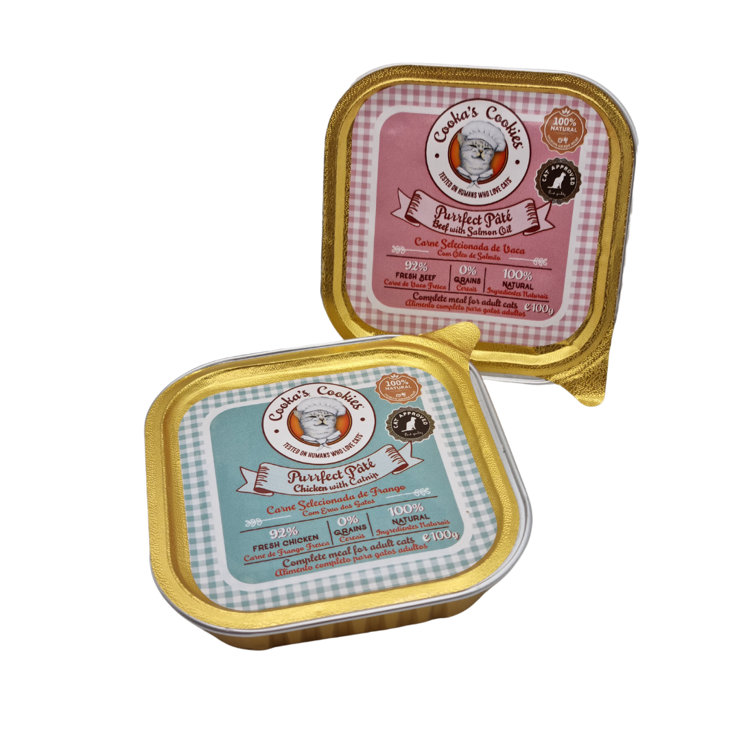 Cooka's Cookies PURRFECT Paté – Luonnollinen Naudanlihapaté Kissoille