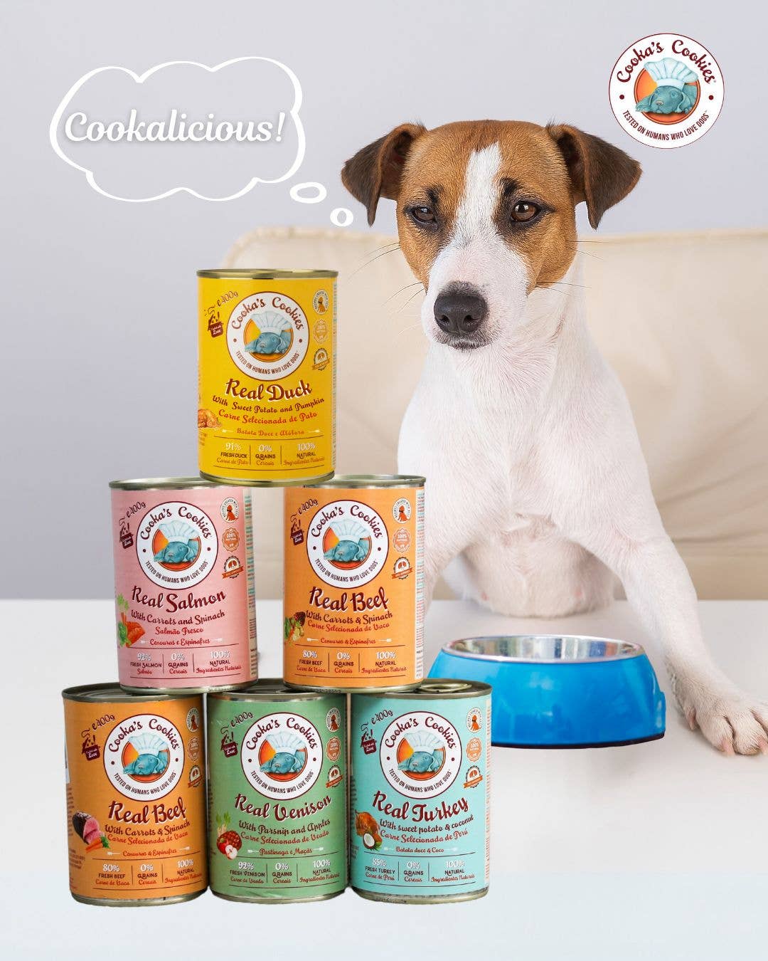 Cooka's Cookies Aito Ankka - Luonnollinen Märkäruoka