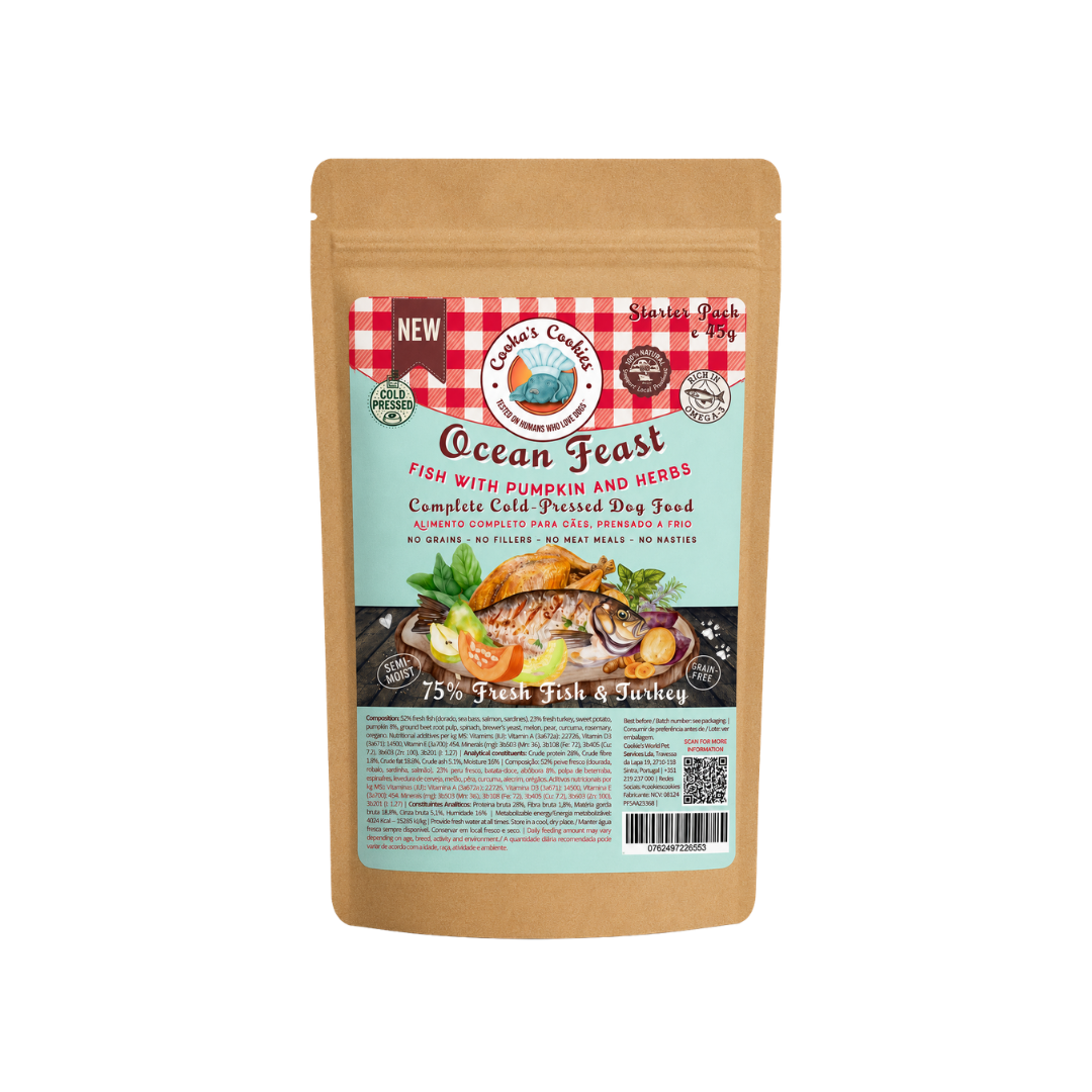 Cooka’s Cookies – Kylmäpuristettu Täysravinto 45g