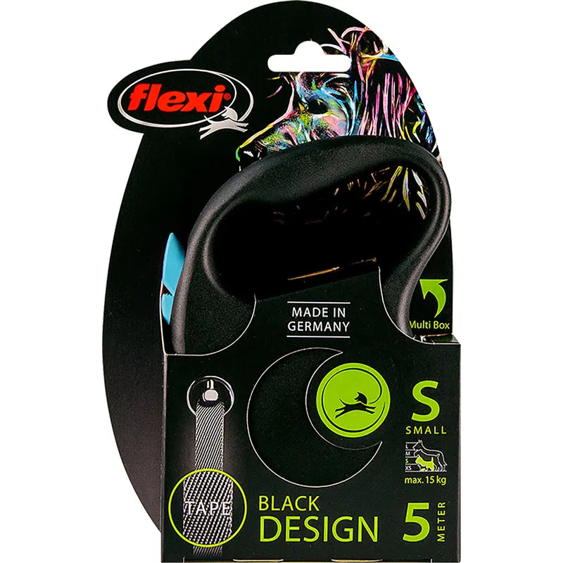 Flexi Black Design Tape S, 5 m / max. 15 kg