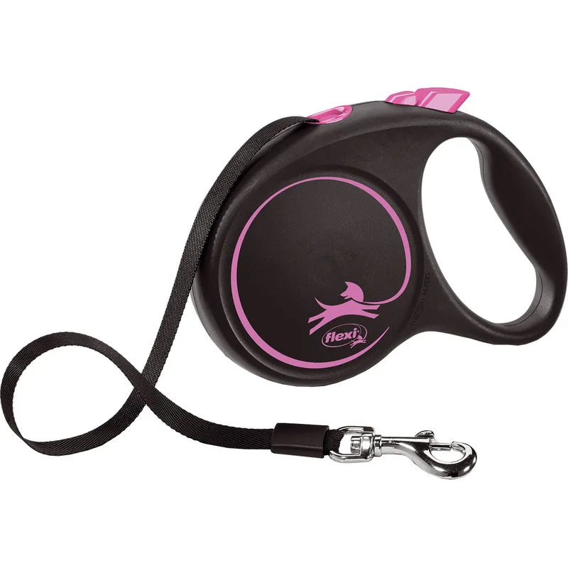 Flexi Black Design Tape M, 5 m / max. 25 kg