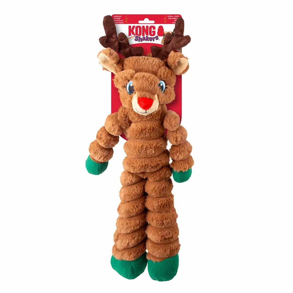 Kong Holiday Shakers Crumples Reindeer XL