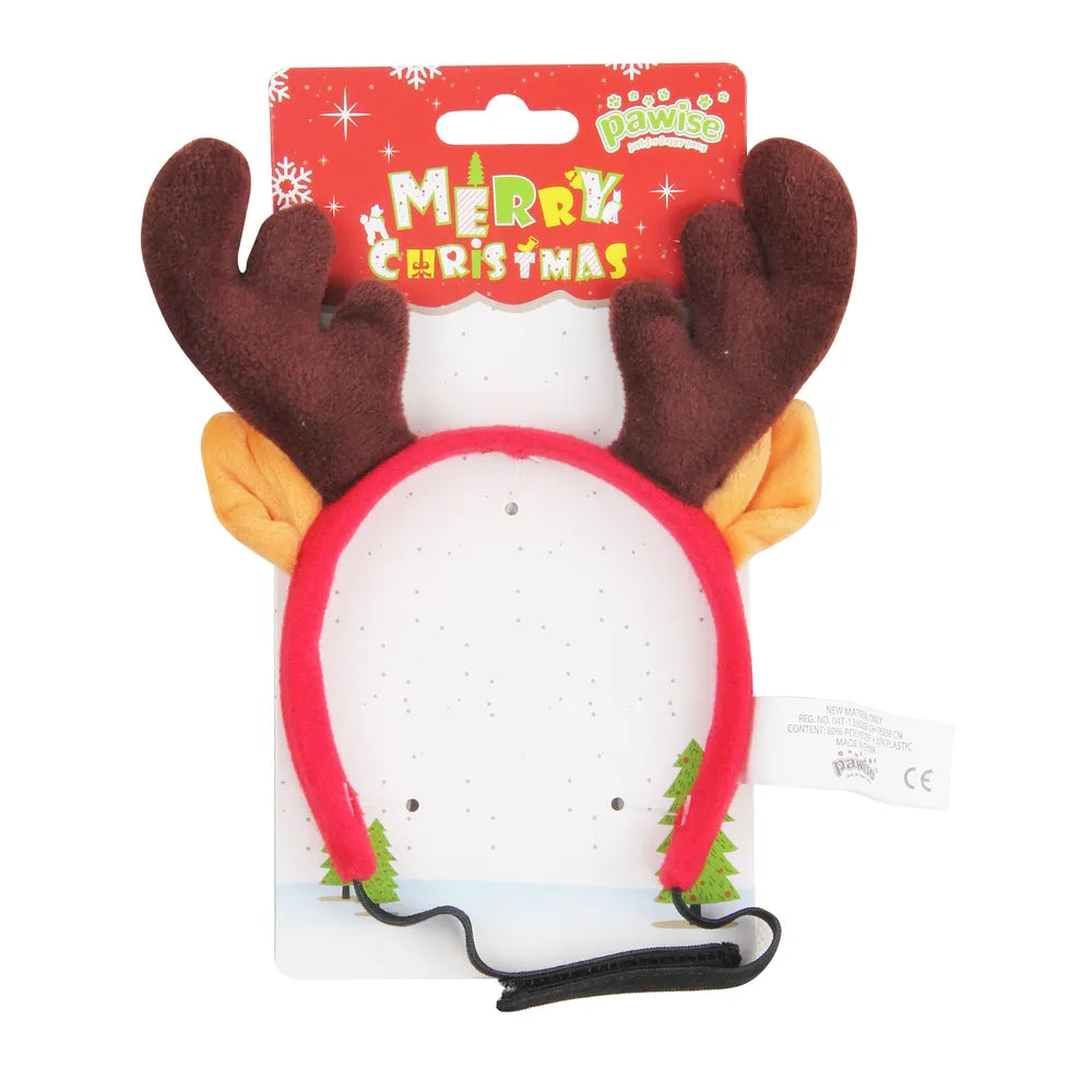 Pawise Päähine Poronsarvilla Koiralle