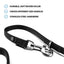 BullyBillows Training Double Ended Dog Leash, BLACK – Monitoimitalutin, 2 m