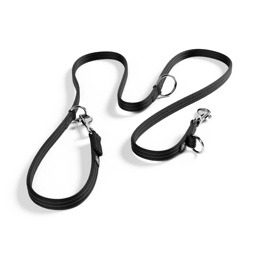 BullyBillows Training Double Ended Dog Leash, BLACK – Monitoimitalutin, 2 m