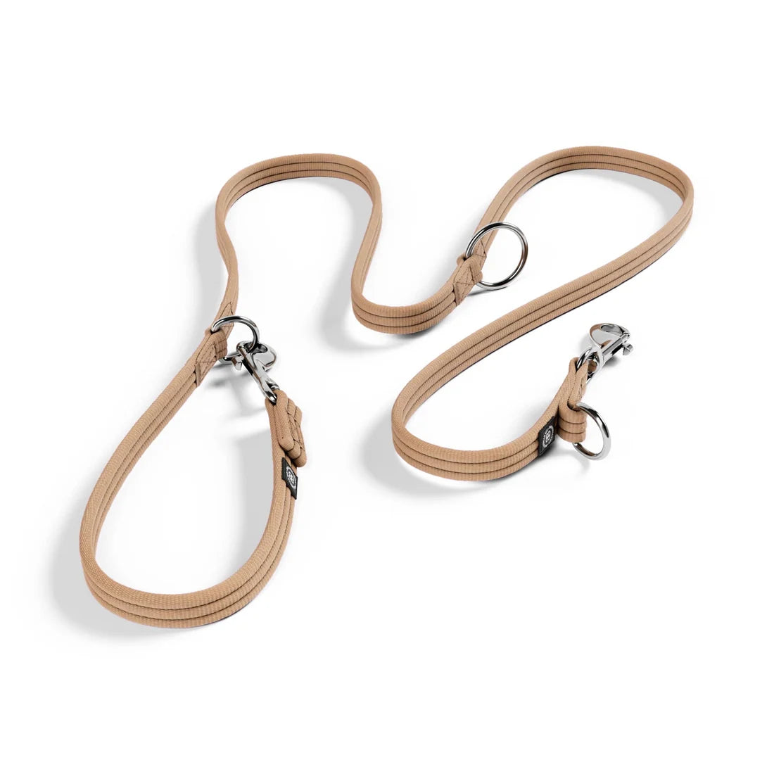 BullyBillows Training Double Ended Dog Leash, TAN – Monitoimitalutin, 2 m